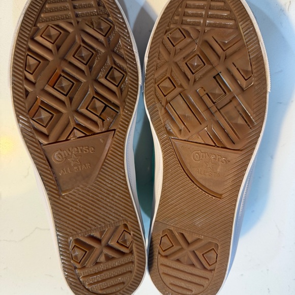 Converse All Star Chuck Taylor Unisex Turquoise Low Tops - Unisex Women: 7 Men:5 - Picture 11 of 13